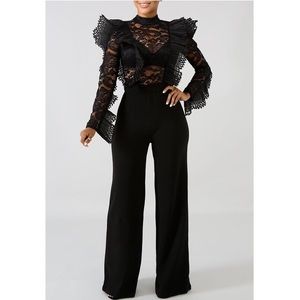 Wing Sleeve Jumpsuit
